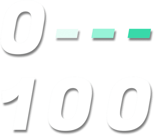 0-100 [nolla viiva sata] -logo